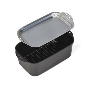 [ベルモント] ディッシュパン Deep（ハンドル、収納ケース付） 蒸し料理 揚げ物にも フライパン キャンプ用品 アウトドア用品【017S015】