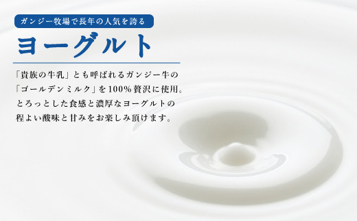 希少なガンジー牛の生乳100% ヨーグルト(加糖) 90g×24個セット