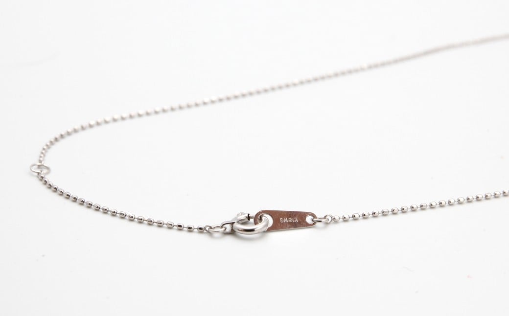 あこや真珠 (7.5－8mm珠) スルーペンダント K18ホワイトゴールド ／ ジュエリー アクセサリー パール 長崎県 長崎市