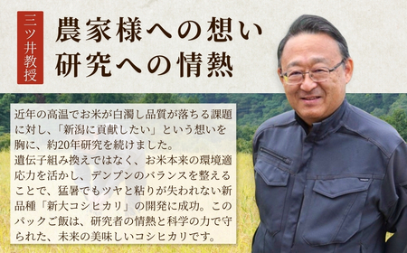 新大コシヒカリ パックご飯 180g×30個 たかの | レトルト パック