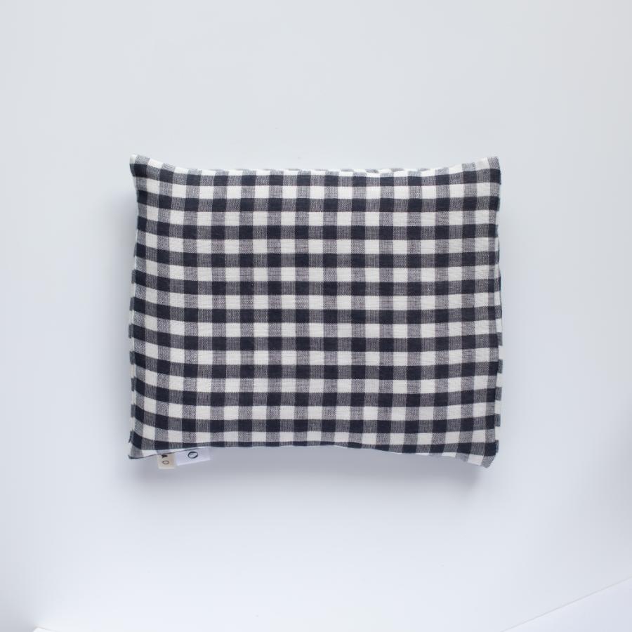 ＜ao×accos＞【大判】米ぬか玄米カイロ（よもぎ入り）ギンガムチェック
