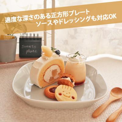 ふるさと納税 瑞浪市 美濃焼 プレーリー グレー 【2枚SET プレートのみ L 21.5×3.8cm】 小田陶器 |  | 02