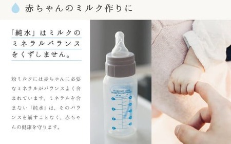 【定期便3ヶ月】ミネラルウォーター 純水 20L 1箱 ミネラルウォーター