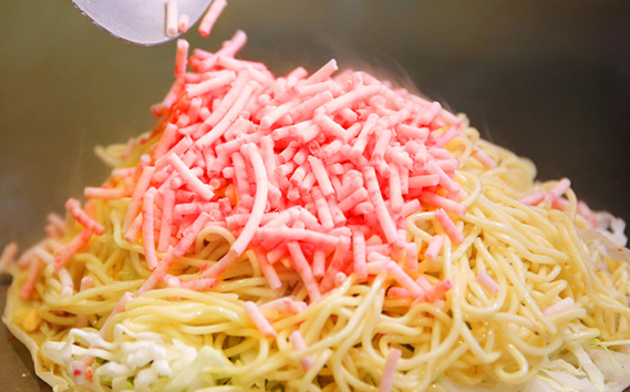 No.906 備後 府中焼き 5枚セット［2回定期便］広島お好み焼き 冷凍食品