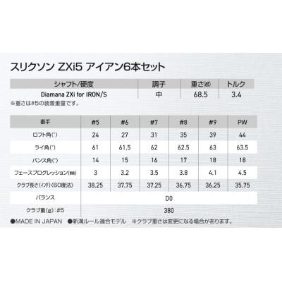 ふるさと納税 都城市 スリクソン ZXi5 アイアン6本セット カーボンシャフト 【Diamana/S】 |  | 02