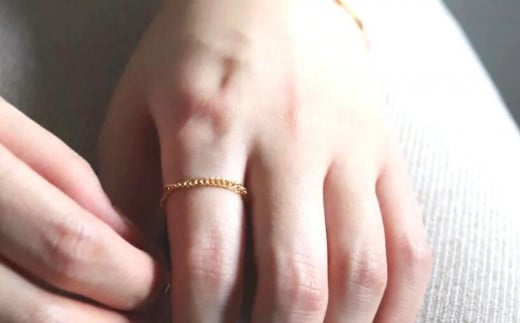[Cherieオリジナルリング]thick shine ring / 14kgf（9号）
