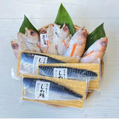 ふるさと納税 唐津市 〈唐津・昭徳〉しめ鯖と釣り赤むつの贅沢セット[20]