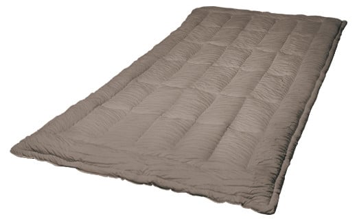 【24061B】　とろけるふとん敷パット《ブラウン》【ダブル】