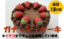 【ふるさと納税】ガナッシュ ホールケーキ 6号 直径18cm チョコ チョコレート チョコケーキ クリーム いちご 苺 スイーツ デザート おやつ お菓子 パーティ 誕生日 記念日 お祝い 贈答用 ギフト プレゼント 贈り物 お取り寄せ 冷凍 送料無料