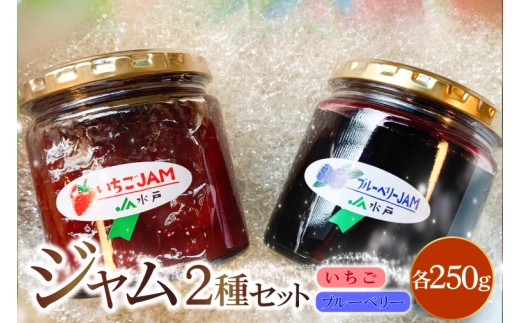 ジャム2種セット【いちご・ブルーベリー】(AF120)