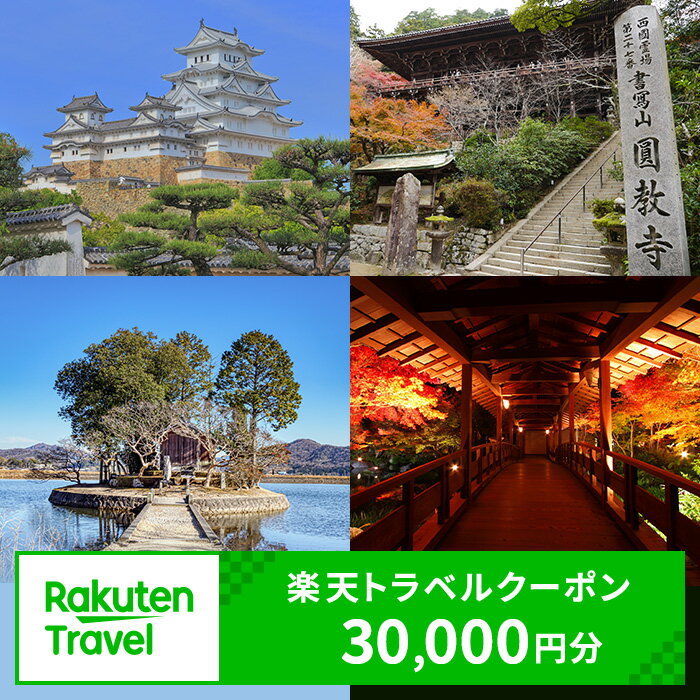 【ふるさと納税】兵庫県姫路市の対象施設で使える 楽天トラベルクーポン 寄附額100,000円（30,000円クーポン）　 兵庫 関西 宿泊 宿泊券 ホテル 旅館 旅行 旅行券 観光 トラベル チケット 旅 宿 券