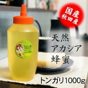 【ふるさと納税】「天然アカシアはちみつ1000g」でんのうさん家 | ハニー 蜂蜜 食品 人気 おすすめ 送料無料