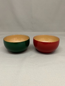 川連漆器 姫小鉢(2個入) 漆器 [H6404]