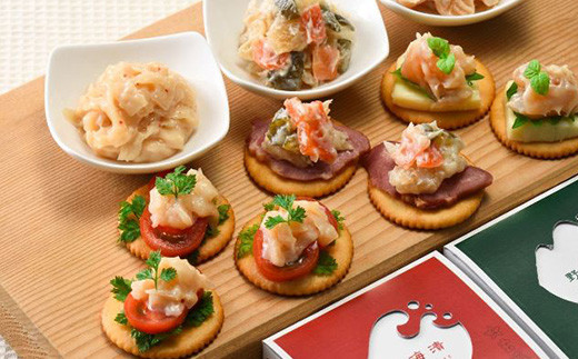 クラッカーにのせておつまみに。ちょっと贅沢なお茶漬けに。
山の粕漬け・海の粕漬けどちらもおいしく頂けます。