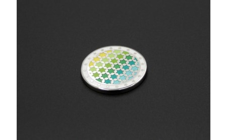 オリジナル ゴルフマーカー（grad）◇ ゴルフ用品 民芸品 工芸品 伝統技術 雑貨 日用品 オリジナル デザイン 純銀製 七宝焼 プレゼント 記念品 