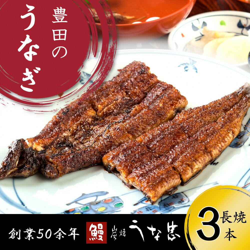 【ふるさと納税】継足しタレ備長炭で一気に焼き、真空しないに行き着いた、国産鰻長焼き3本 | 鰻 魚介類 水産 食品 人気 おすすめ 送料無料