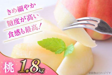 【2027年発送】【先行受付 定期便】 季節の果物 3回定期便 桃 1.8kg 巨峰 1kg シャインマスカット 1kg NS-1015