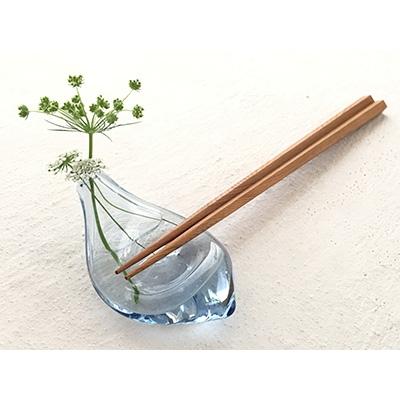 ふるさと納税 高松市 【Aji Glass】　箸置き　ひと花　2個セット　(GIFT BOX付) |  | 01