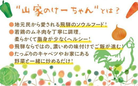 山家 けいちゃん みそ味 ×5袋 鶏ちゃん ケイちゃん ケーちゃん ケイチャン (株)ファミリーストアさとう CY010VC13