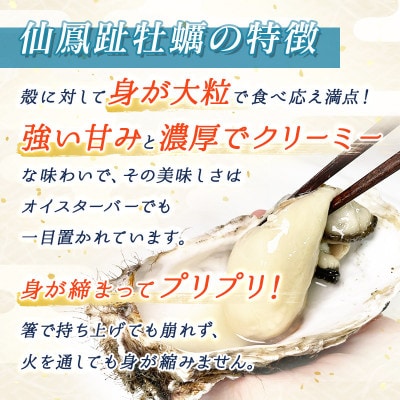 【先行受付】仙鳳趾名産 牡蠣 100g～149g×40コ+かきナイフ付き かき漁師直送 K1-5【配送不可地域：離島・沖縄県・信越、北陸・東海・近畿・中国・四国・九州】