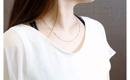 純プラチナ ネックレス チェーンのみ 43cm 造幣局検定刻印付 レディース pt999 ペタルチェーン ネックレスチェーン ギフト 地金 女性 人気 プレゼント