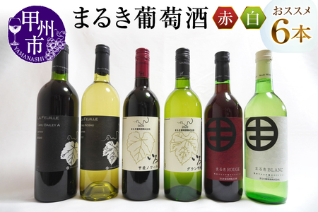 ワイン エムズギフトが贈る『まるき葡萄酒おススメ6本セット』（MG）E-622
