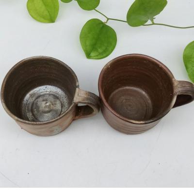 ふるさと納税 備前市 備前焼手付きカップ2個セット(登り窯) |  | 01