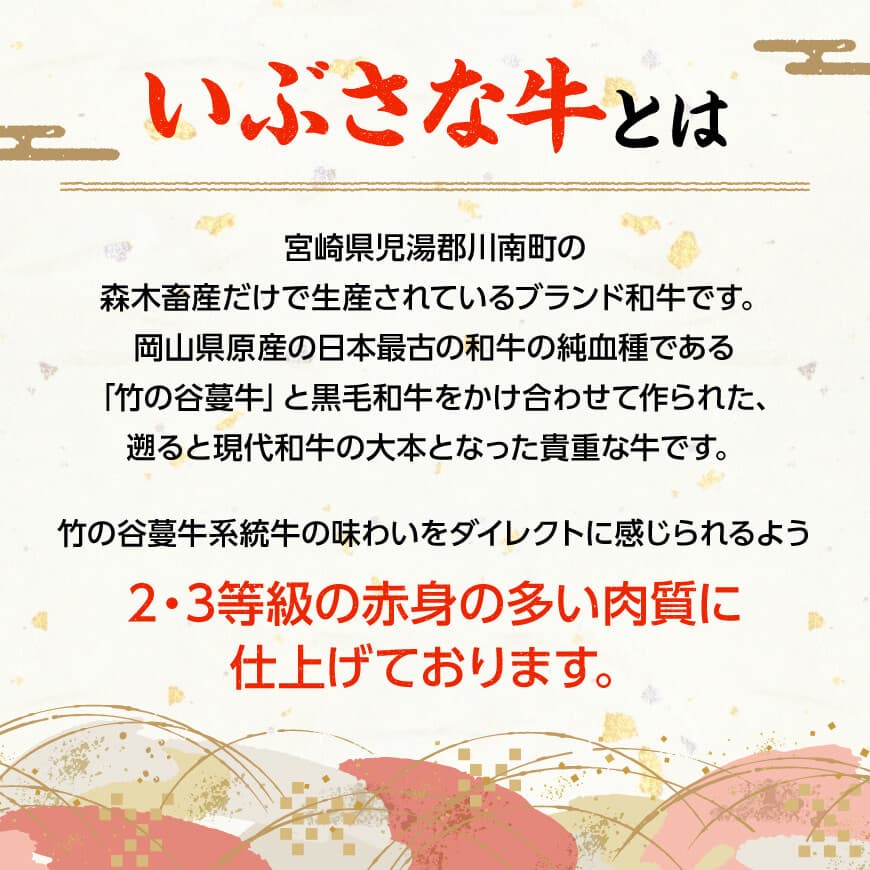 いぶさな牛切り落とし750g（150g×5パック） 【 宮崎県産 牛 切り落とし 黒毛和牛 】