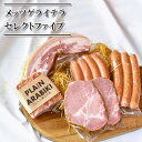 【ふるさと納税】メッツゲライテラ　セレクトファイブ　【 お肉 豚肉 ハム ソーセージ ジューシー ドイツのスパイス 詰め合わせ 惣菜 サラダ おつまみ 】