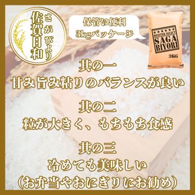 ふるさと納税 鳥栖市 さがびより白米3kg【特A評価】五つ星お米マイスター厳選(鳥栖市) |  | 01