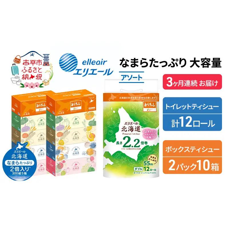 トイレットペーパーエリエールティッシュアソートトイレットペーパー【定期便】
