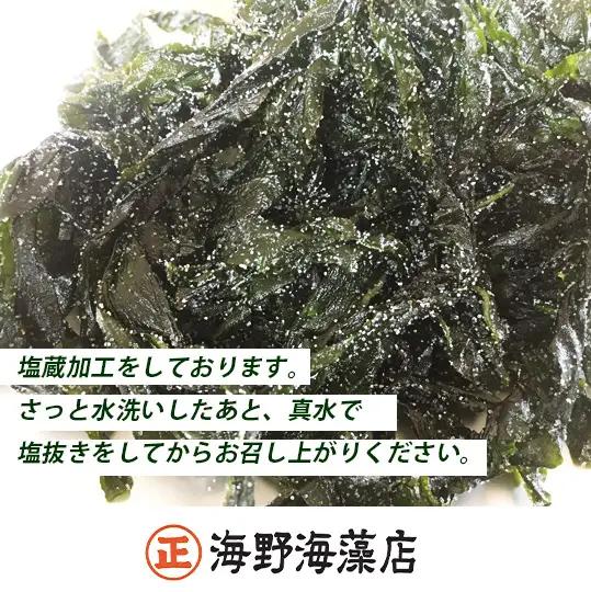 しゃきしゃき 湯通し塩蔵わかめ 2.4kg （200g×12パック） 国産 三陸産 海野海藻店 わかめ_AD002