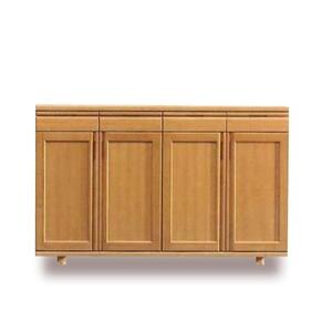 大川家具 シューズボックス やぐら1600Lタモ 幅160cm  靴箱 収納【3材質】