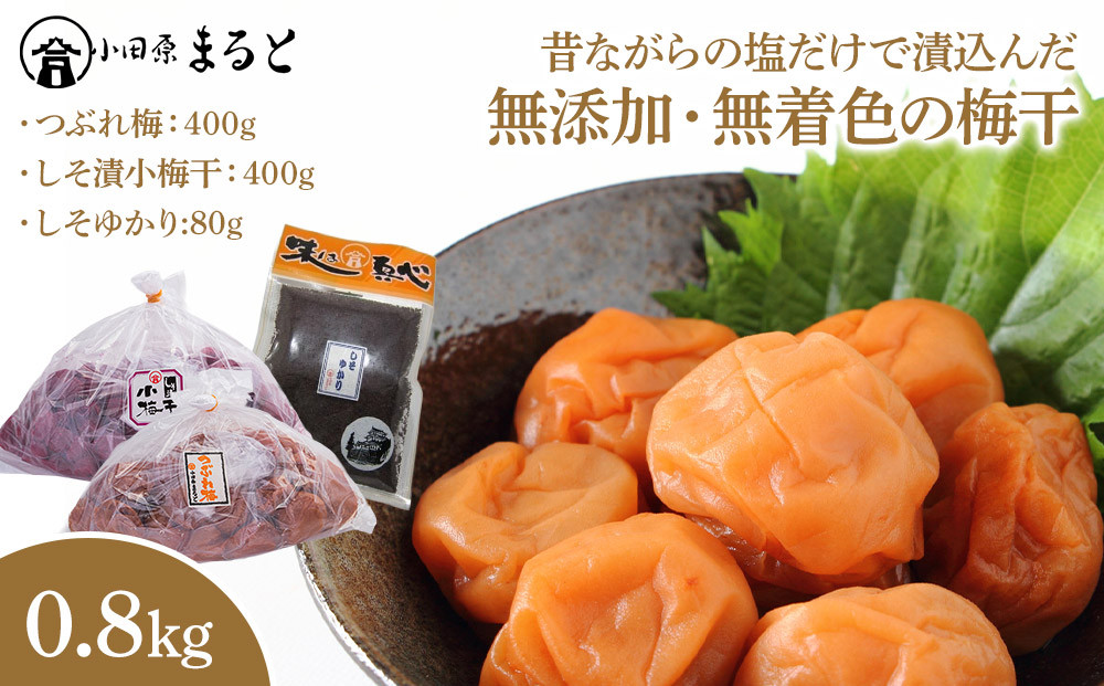 昔ながらの塩だけで漬込んだ無添加・無着色の梅干0.8kg【梅干 梅干し ウメボシ うめぼし 梅干 梅 ウメ お家用 家庭用 国産 無添加 無着色 神奈川県 小田原市 】 142069_AD002