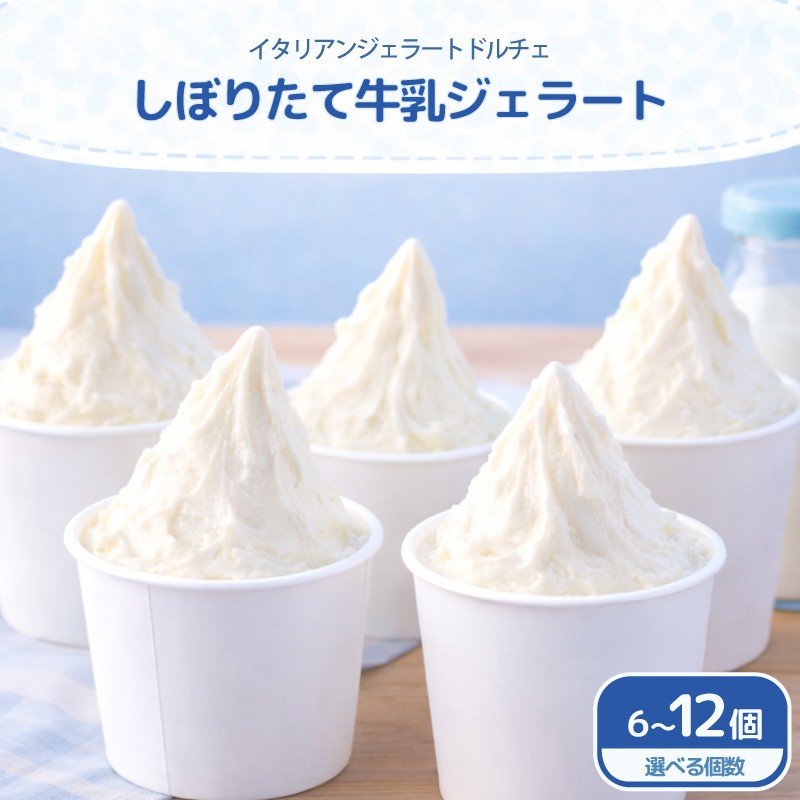 
                  ジェラート イタリアンジェラート 選べる 個数 6個 8個 12個 しぼりたて牛乳 1個 120ml アイスクリーム アイス シャーベット デザート スイーツ お菓子 洋菓子 おやつ 牛乳 ミルク ギフト プレゼント 贈答 お取り寄せ グルメ 冷凍 徳島県 阿波市 イタリアンジェラートドルチェ
                