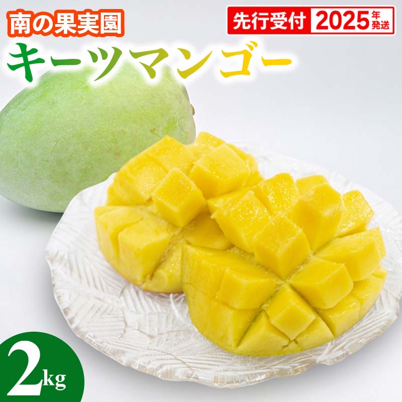【ふるさと納税】【先行受付】【2025年発送】南の果実園 キーツマンゴー 2kg（2～4玉）