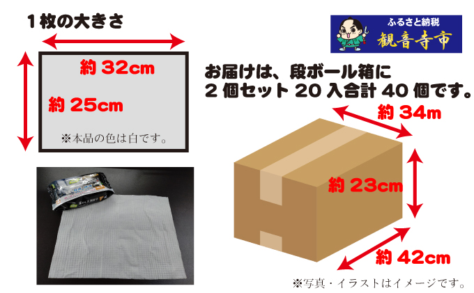 【除菌】流せる大判・厚手・トイレクリーナー 10枚入り 2個