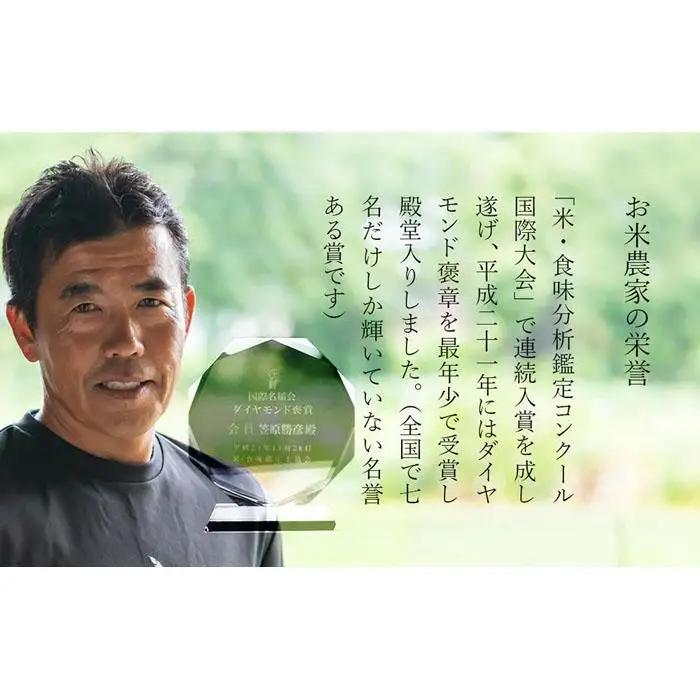 【定期便】【令和7年】南魚沼産 笠原農園米 コシヒカリ 3合真空パック20個（簡易包装）×全６回 　|  コシヒカリ