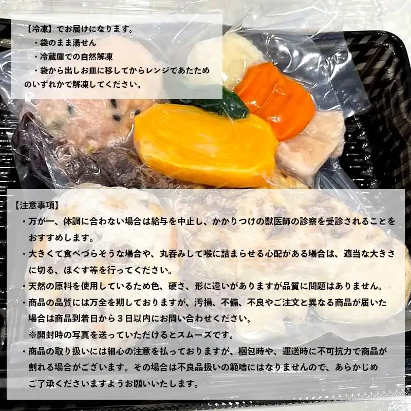 【定期便6回】わんこのお弁当セット Lサイズ