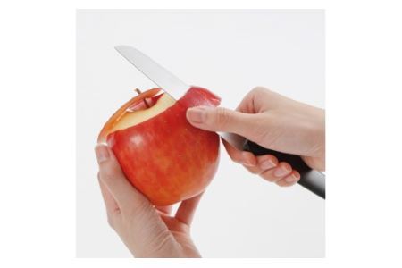 ＜アウトドアに便利な包丁！＞ ■ 関孫六　コンパクトナイフ（サヤ付）１２０ｍｍ ◇ 貝印