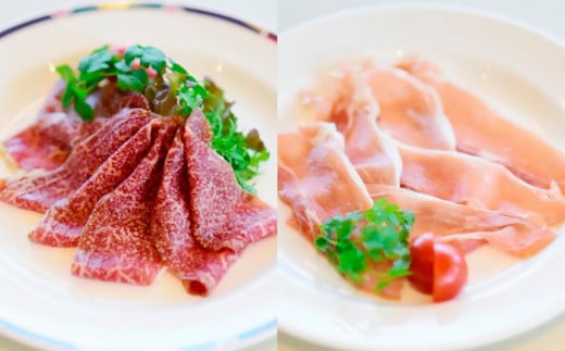 
            能登牛・能登豚生ハムセット
          