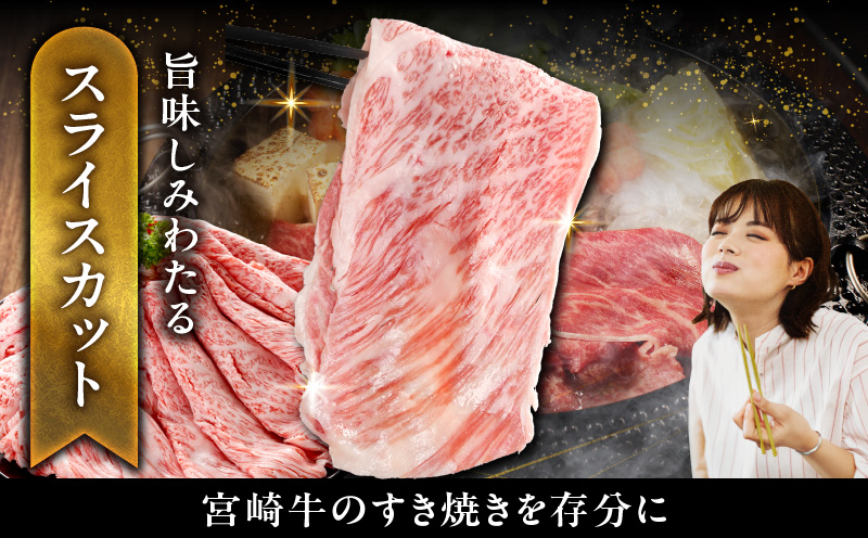 畜産農家応援! 宮崎牛ローススライス 500g_MJ-N208