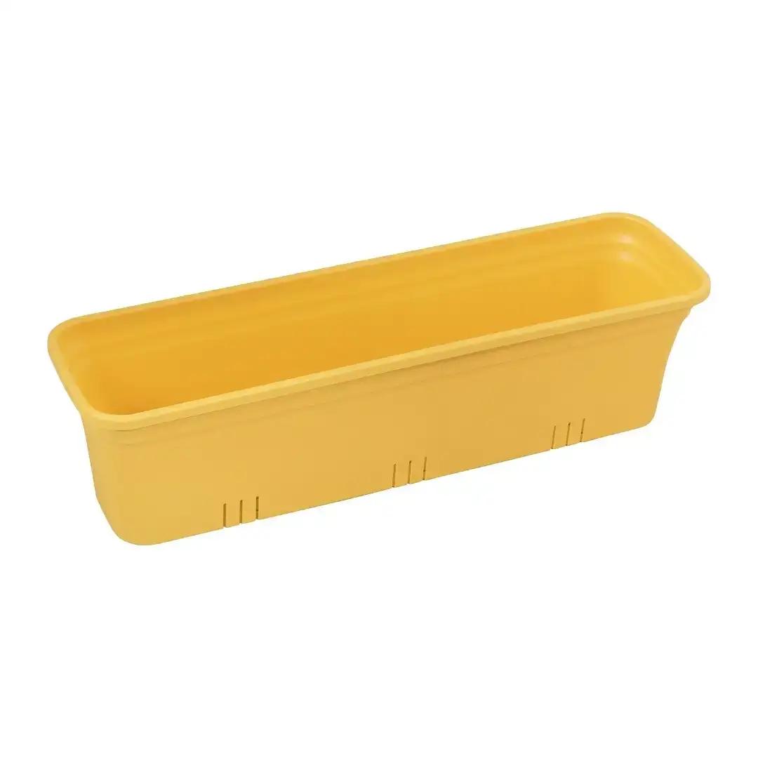 テラスプランター マスタードイエロー 6個セット ガーデニング用品 園芸用品 庭いじり【010S852】