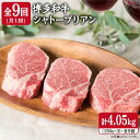 【ふるさと納税】【全9回 定期便 】【厚切シャトーブリアン】150g×3枚 A4ランク 博多和牛 糸島 【糸島ミートデリ工房】[ACA114] 374000円 300000円 30万 黒毛和牛 冷凍配送