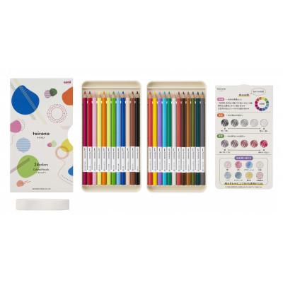 ふるさと納税 飯豊町 色鉛筆24色　トイロノ24Colors