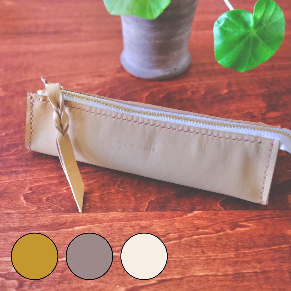 【ふるさと納税】【選べるカラー】エゾ鹿革のペンケース 足寄町/ニソロニタイ ペンケース 筆箱 [BEBG011]