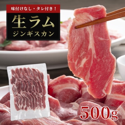 厚切り生ラムジンギスカン 500g・ジンギスカンのたれ 80gセット_01185【配送不可地域：離島】【1156957】