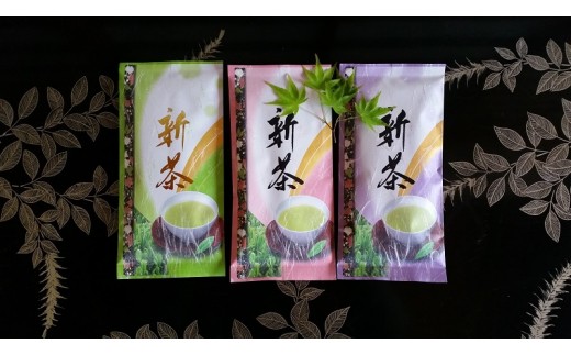 56-23　新茶!　お茶の池田園　　深蒸し煎茶100g×3本