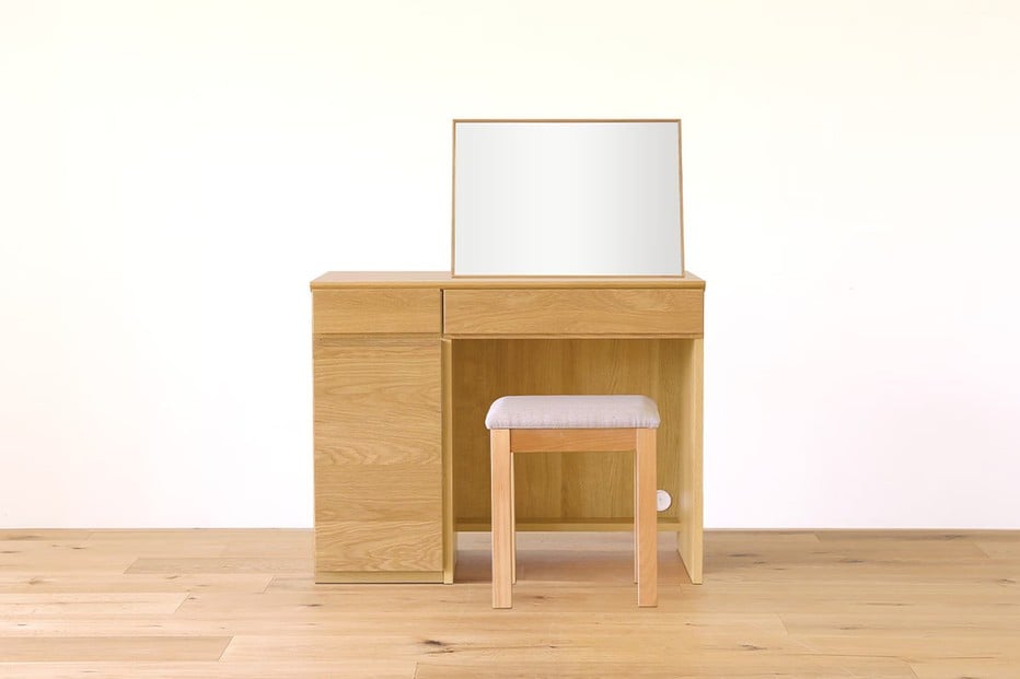 
            【開梱設置】高野木工 アスター 90天板 + 30キャビネット (左開き・右開き) + 60デスク ※置きミラー別売 ※スツール別売 オーク【10年保証】
          