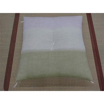 ふるさと納税 近江八幡市 近江の本麻ちぢみ・夏用法要座布団「あけぼの」(収納箱入り) |  | 01